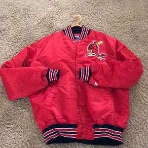 Satin Starter STL Cardinal jacket